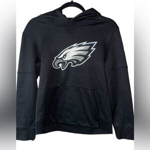 Philadelphia Eagles Youth XL 18/20 Hoodie Black Nike Therma-Fit